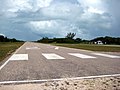 The island's airport.