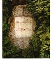 The sign outside the building Crematorium says in German: "Think about how we died here"