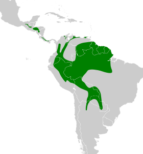 Distribución geográfica del trepatroncos variable.