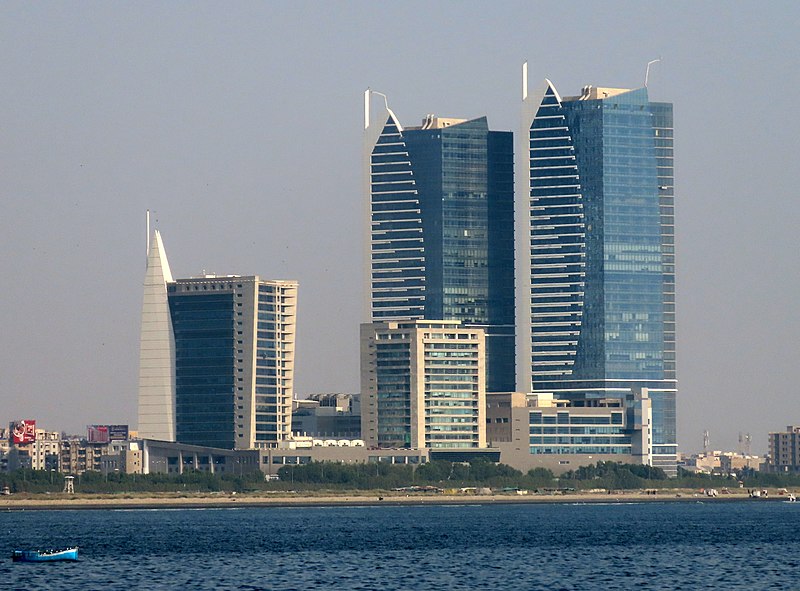 File:Dolmen Towers Karachi.jpg