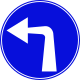 Turn left after sign