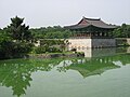 Restored pavilion of Anapji Pond