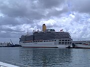 Cruise ship Arcadia in Port Louis - April 2012