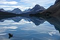 Mount Andromache reflected in Bow Lake