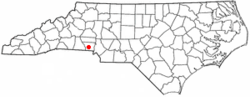 Location in the U.S. state of North Carolina