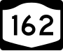 New York State Route 162 marker