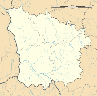 Location map France Nièvre