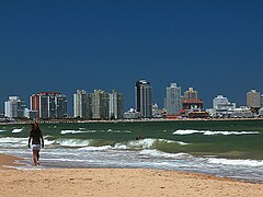 Playa Mansa en 2003.