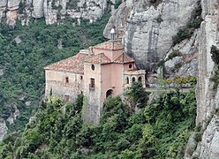 Santa Cova Chapel in the mountain