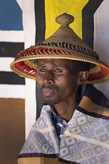 Mokorotlo is a type of straw hat