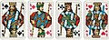 Image 22North German pattern: the Kings (from French-suited playing cards)