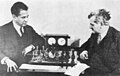 Image 36World Champions José Raúl Capablanca (left) and Emanuel Lasker in 1925 (from History of chess)