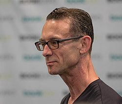 Palahniuk at BookCon in June 2018