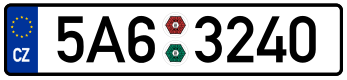 Файл:Czech license plate.svg