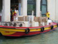 DHL Boat in Venice