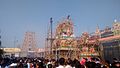 Vinayakar shrine and flagpost