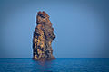 'La Canna' rock off the coast of Filicudi.