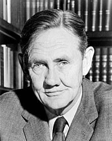 Black and white portrait of John Gorton in January 1968