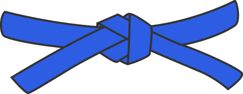 Файл:Judo blue belt.svg