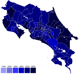 PUSC strength by canton