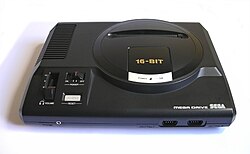 Sega Mega Drive, European (PAL) version.