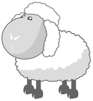 File:Sheep in gray.svg