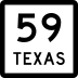 State Highway 59 marker