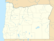 Located in southwest Oregon, in a county adjacent to California and two counties away from the Pacific