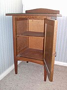 Traditional nightstand with space (lower) for a chamber pot