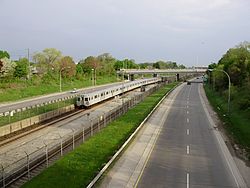 View of Glen Park from Glencairn Avenue and Allen Road