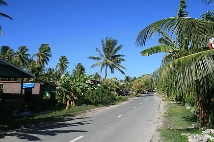 A road in Funafuti