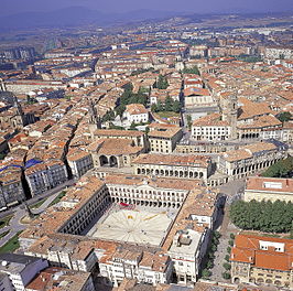 Panorámica aérea de Vitoria