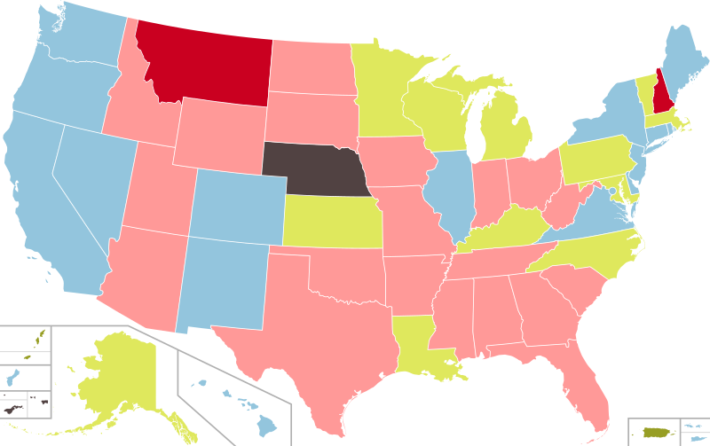 File:USStateandTerritorialControl2020elections.svg