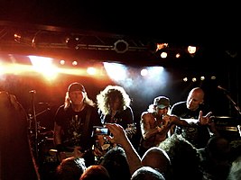 Accept performing live in Stockholm in 2010.