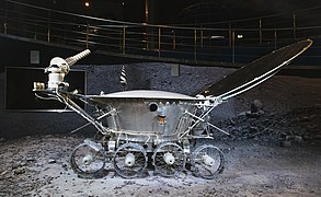 Lunokhod 1 in the Museum of Cosmonautics (Moscow)