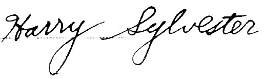 File:Harry Sylvester Signature BW.tif