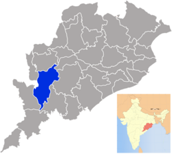 Location in Odisha, India