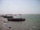 Ghaghra river, locally known as Saryu, at Faizabad.