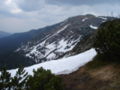 Babia Góra, the highest peak of the Orava Beskids, within central section of Western Beskids