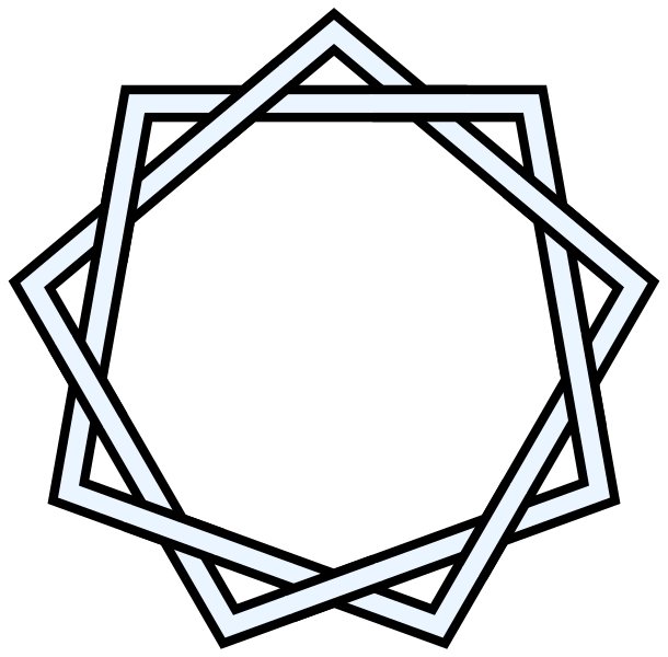 Файл:9-2 star polygon interlaced.svg