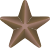 Bronze service star ribbon device