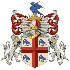 The coat of arms of the College of Arms