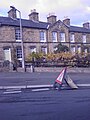 View showing stone houses in Elsecar.