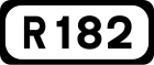 R182 road shield}}