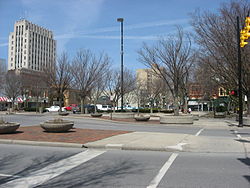 Public Square in downtown Lima