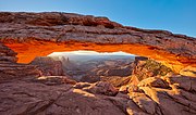 Mesa Arch at sunrise, Island in the Sky district