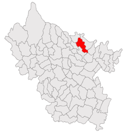 Location of Topliceni