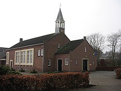 A view of the former Reformed (Liberated) church, demolished in 2020 to make way for a new church building.[1]