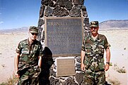 Visitors to the Trinity site in 1995 for 50th anniversary in 1995