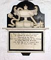 The Arthur Phillip memorial on the wall of the Australia Chapel, Bathampton